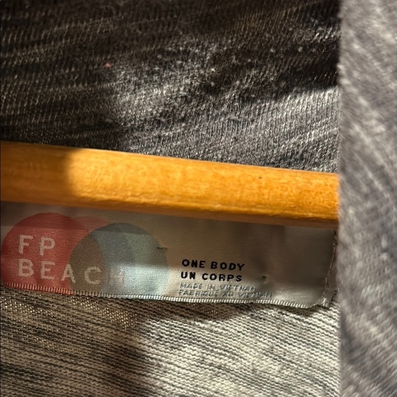 Free people beach Cozy Gray Knit Sweater - Picture 3 of 5